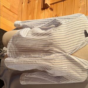 Men's Blue Christian Dior  Striped Shirt